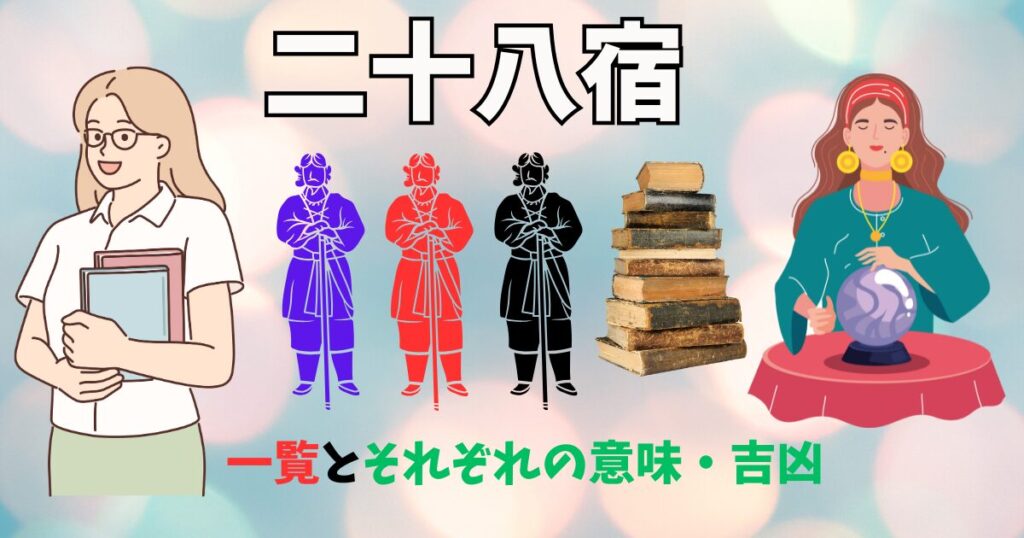 二十八宿の意味由来を紹介している先生